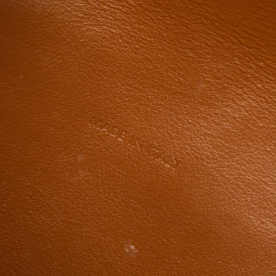 Top Quality Celine Wallet On Strap Triomphe Canvas/Smooth Lambskin Tan