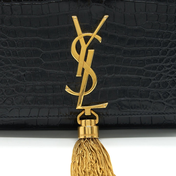 SAINT LAURENT /YSL MINI KATE BAG WITH TASSEL BLACK GHW