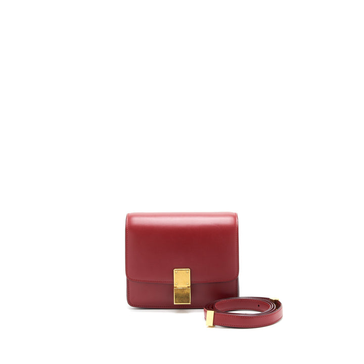 Top Quality Celine small Classic Box Bag Red with