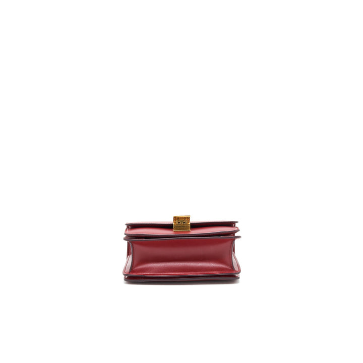 Top Quality Celine small Classic Box Bag Red with