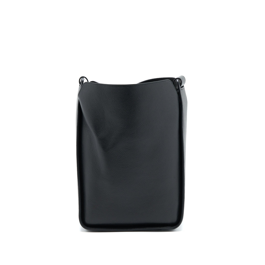 Top Quality Balenciaga Tool 2.0 North-South Tote Bag Calfskin Black with Black Hardware