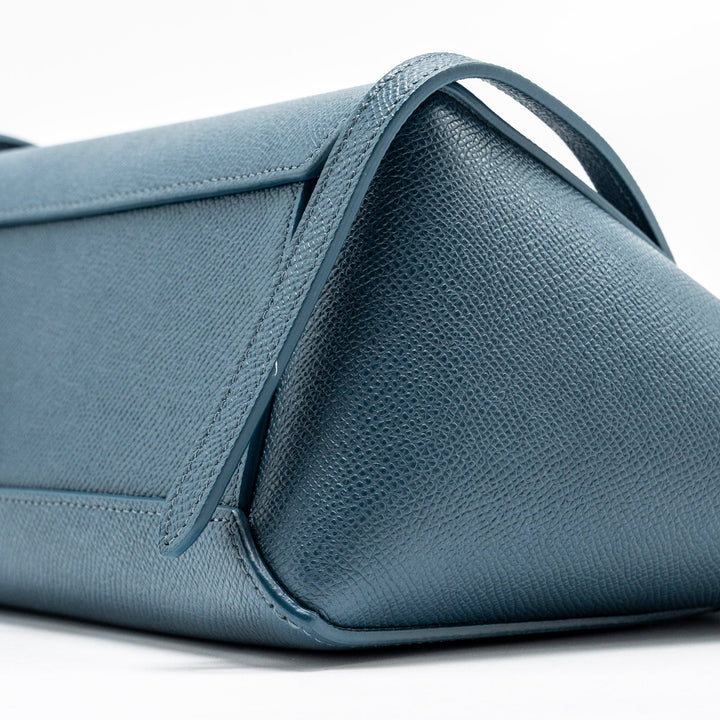 Celine nano belt bag Grained Calfskin Blue