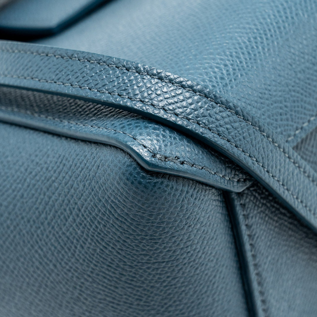 Celine nano belt bag Grained Calfskin Blue