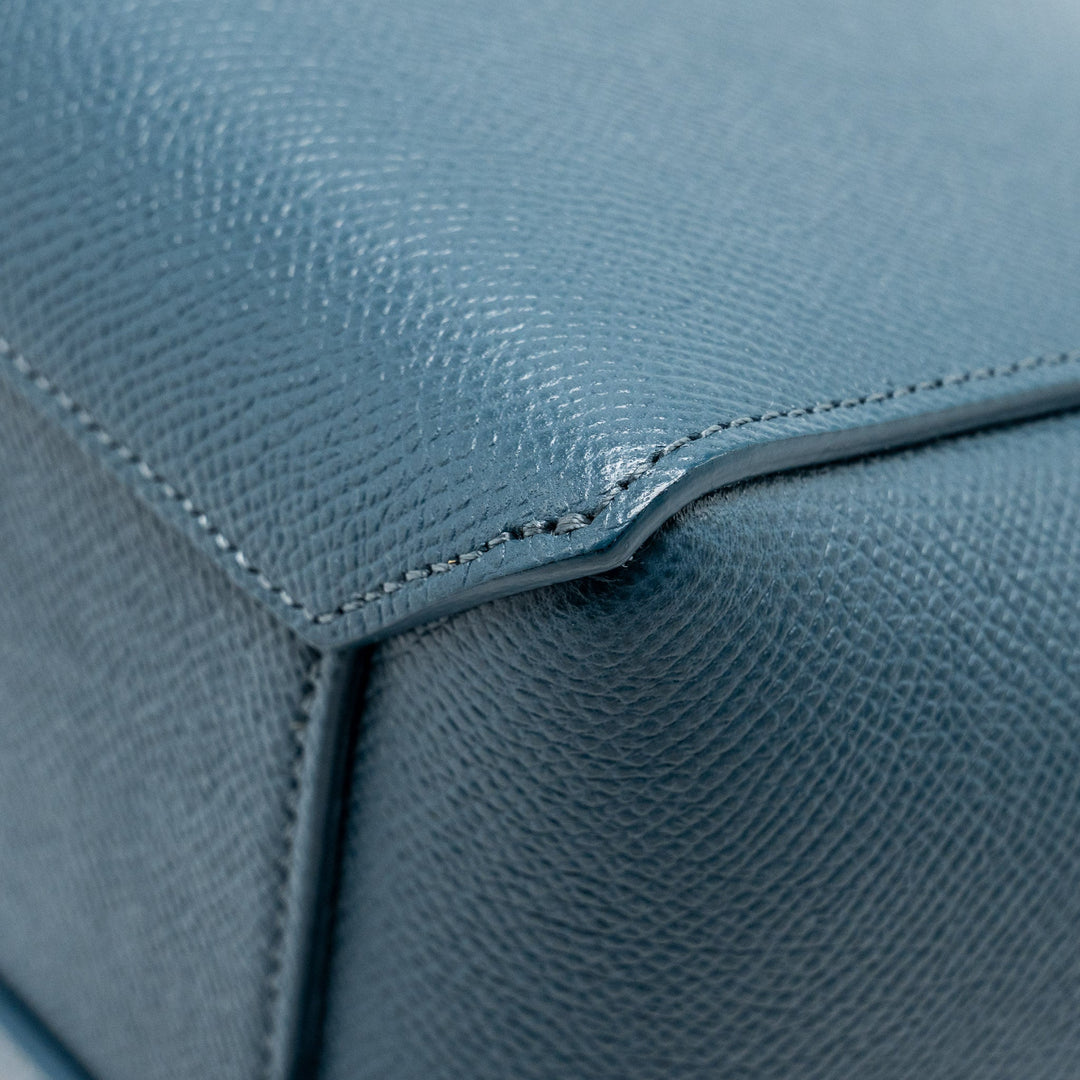 Celine nano belt bag Grained Calfskin Blue
