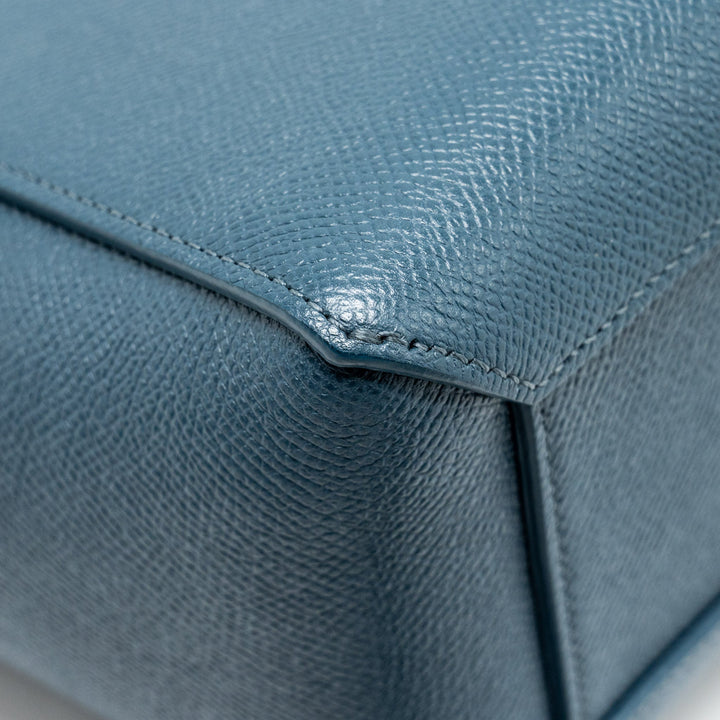 Celine nano belt bag Grained Calfskin Blue