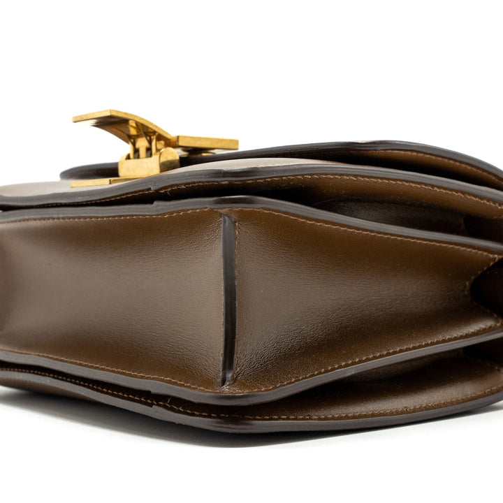 Top Quality Celine Mini Classic Bag Box Calfskin Camel