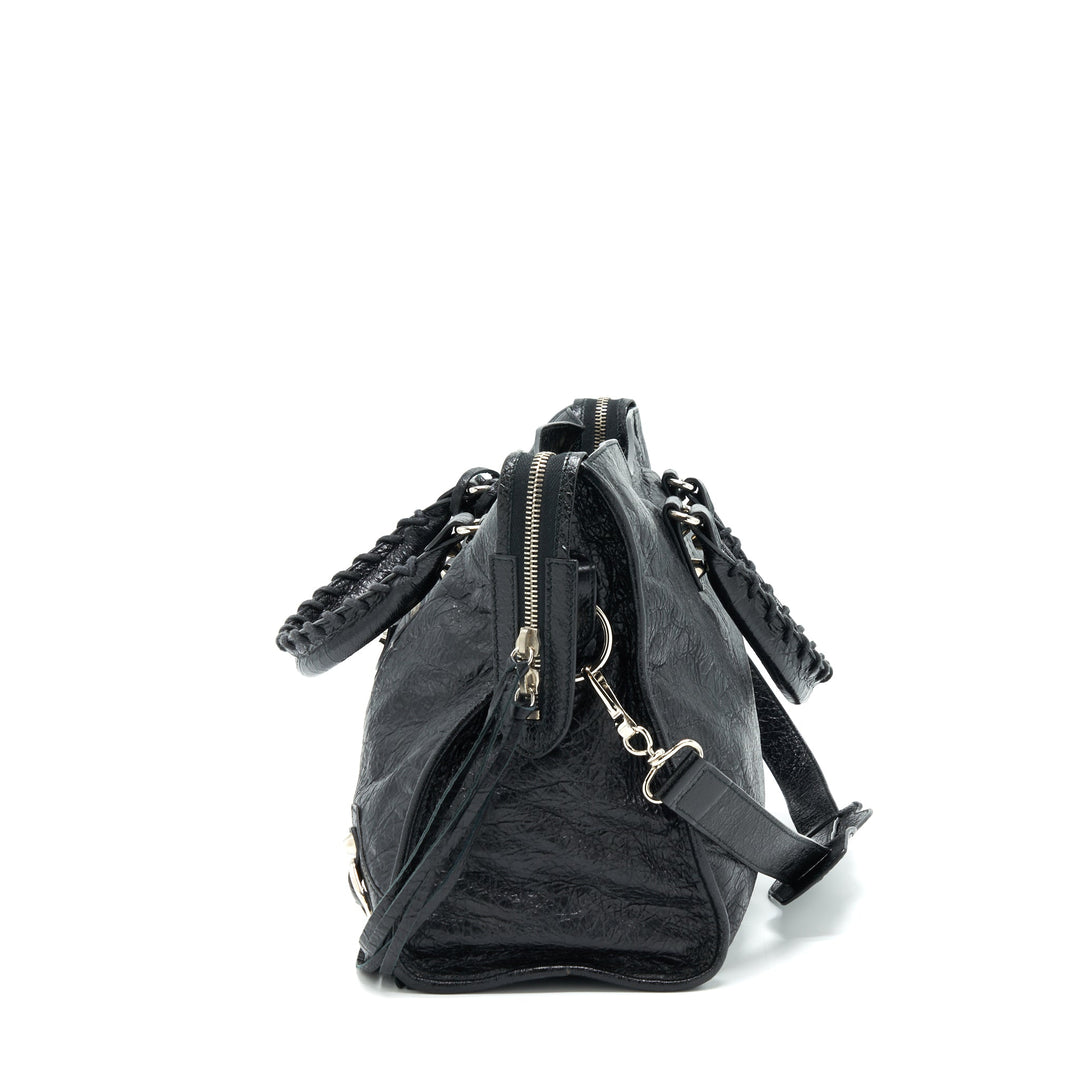 Top Quality Balenciaga City Bag Black SHW