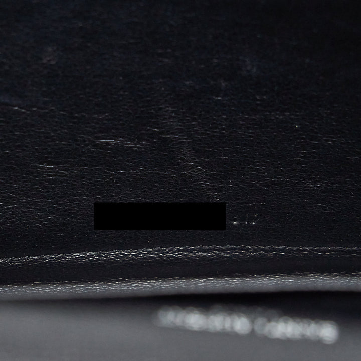 Saint Laurent/YSL Chain Wallet Crossbody Bag Grain Calfskin Black SHW
