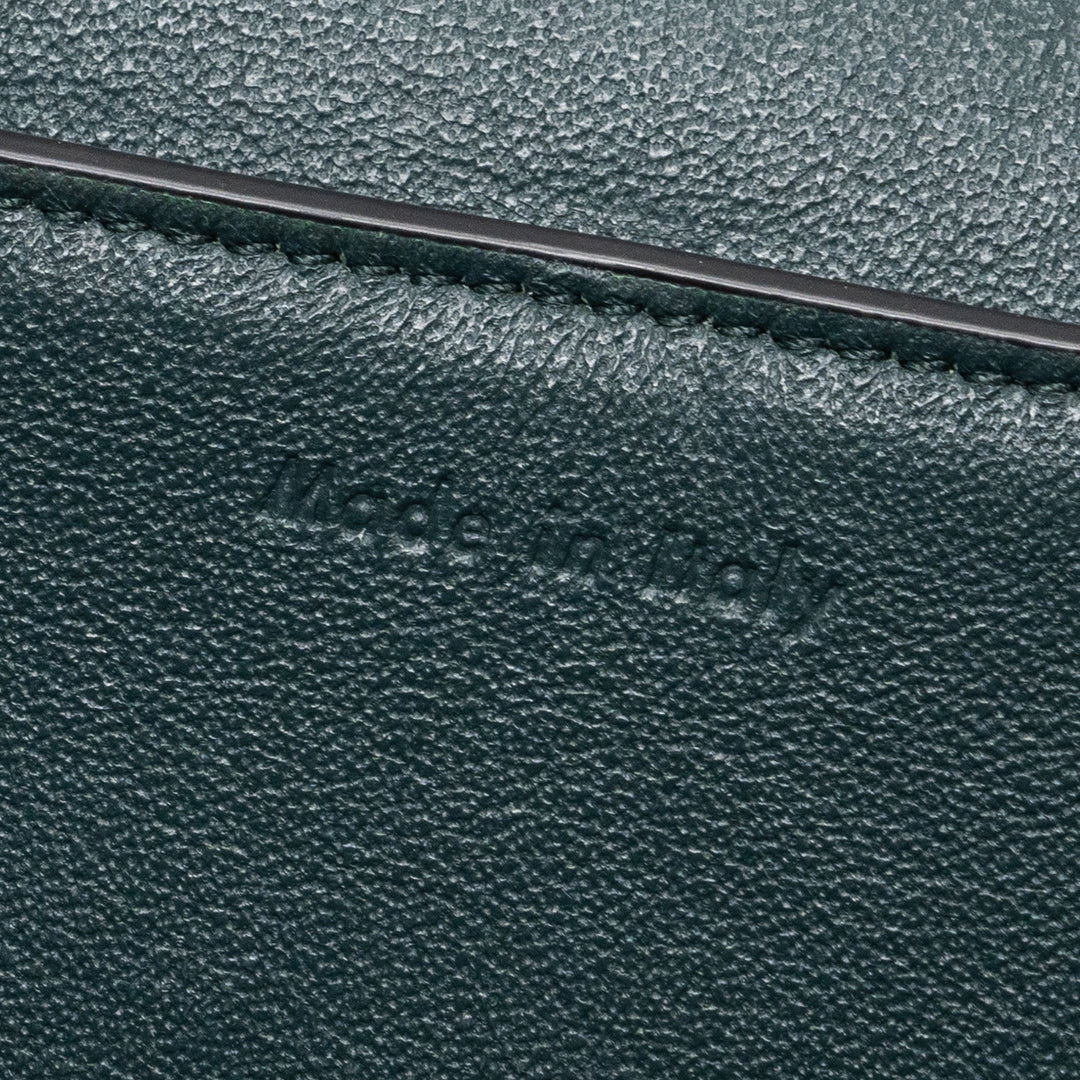 Celine frame bag calfskin dark green/ dark blue
