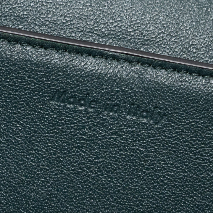 Celine frame bag calfskin dark green/ dark blue