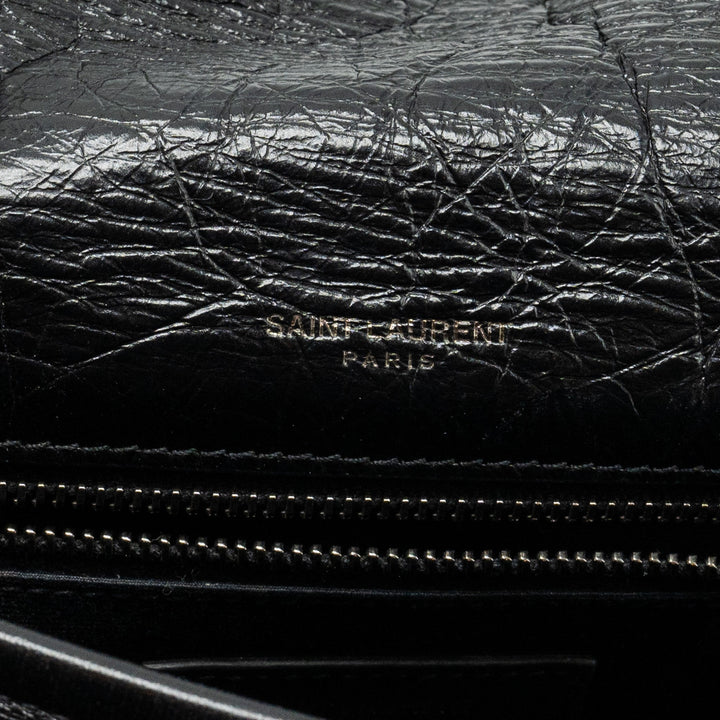 Saint Laurent/YSL Medium Niki Bag Shiny Calfskin Black SHW