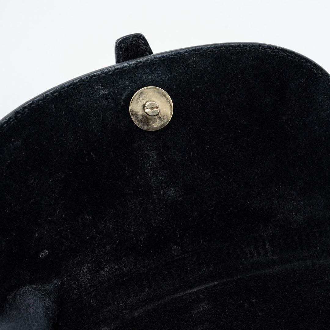 Gucci messenger crossbody bag patent black