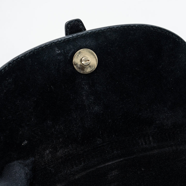 Gucci messenger crossbody bag patent black