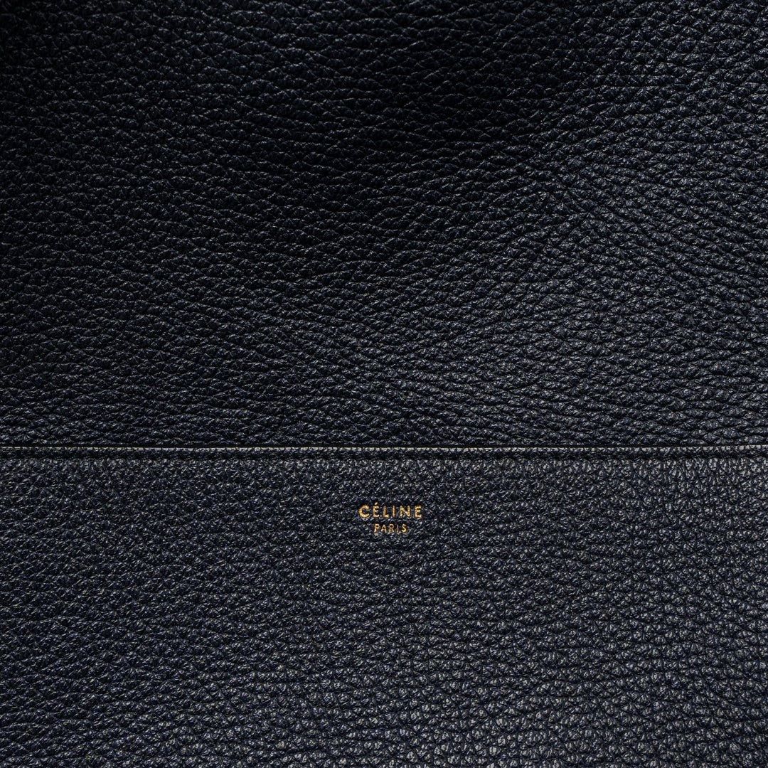 Celine Sangle Bucket Bag Calfskin Navy