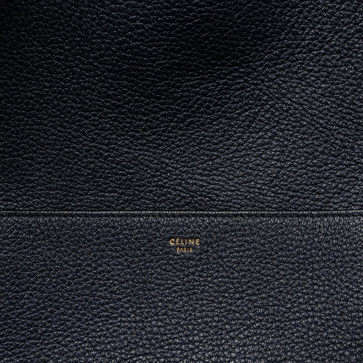 Celine Sangle Bucket Bag Calfskin Navy