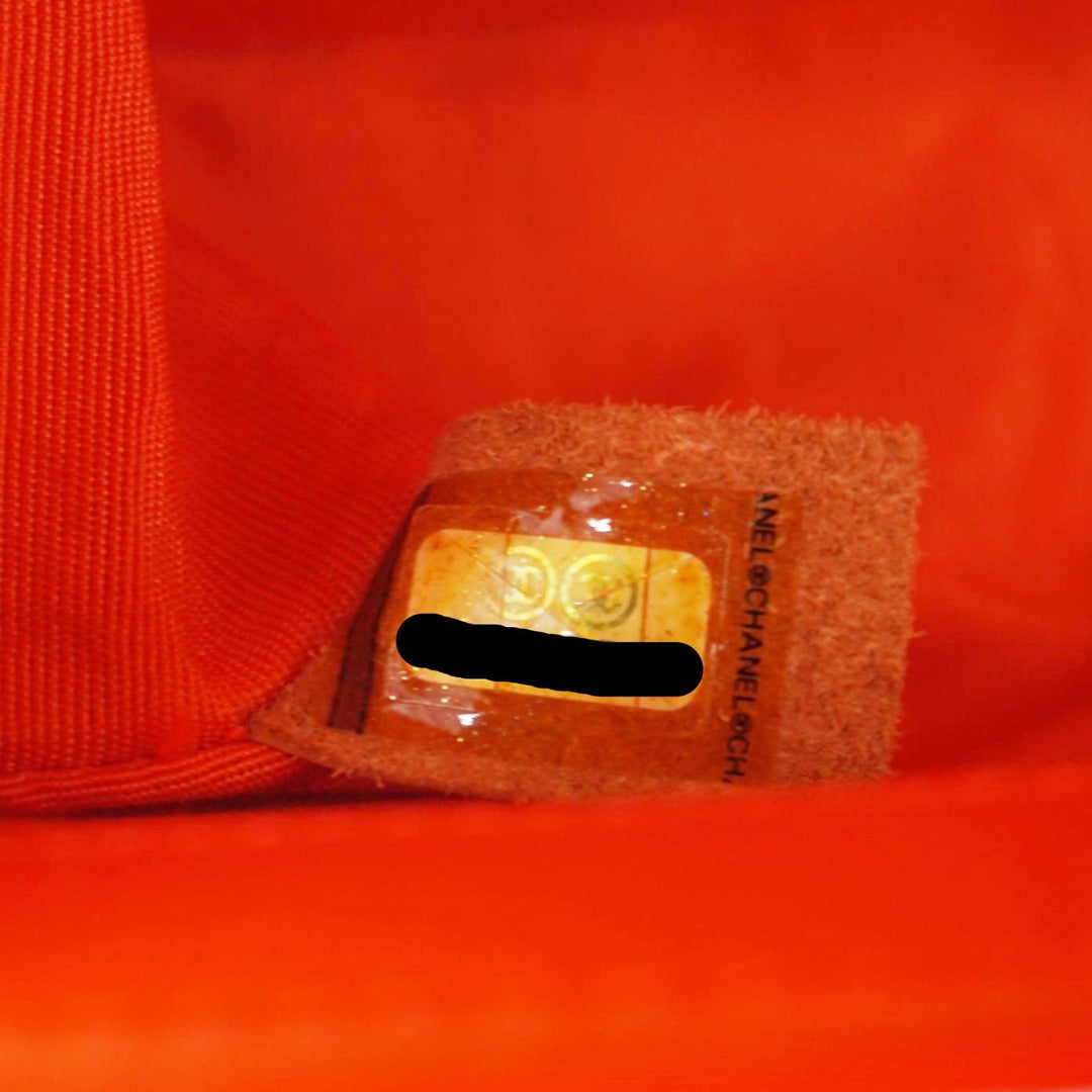 Top Quality Chanel Boy Flap Small Quilted Patent Leather Shoulder Bag Orange