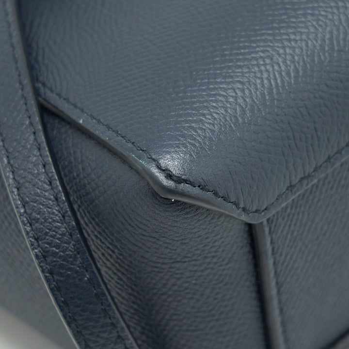 Celine Pico Belt Bag Grained Calfskin Navy