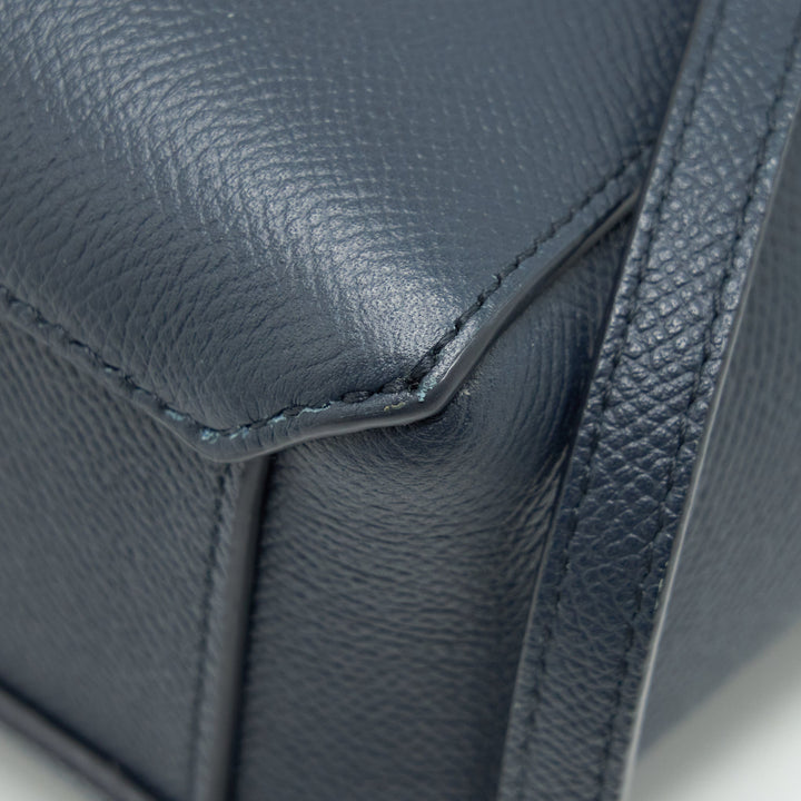 Celine Pico Belt Bag Grained Calfskin Navy