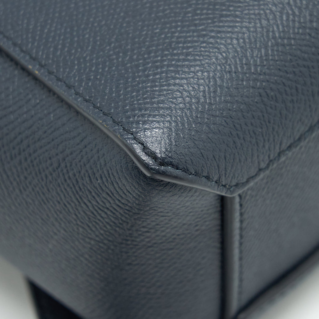 Top Quality Celine Pico Belt Bag Grained Calfskin Navy