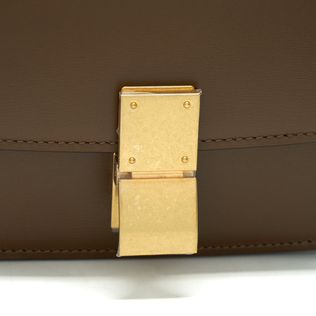 Top Quality Celine Small Classic Box Bag camel