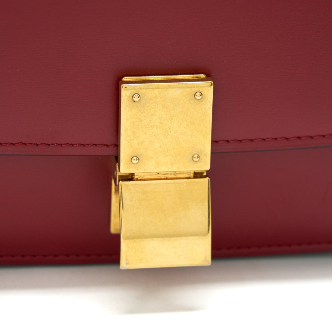 Top Quality Celine small Classic Box Bag Red with