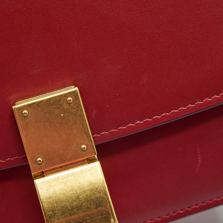 Top Quality Celine small Classic Box Bag Red with