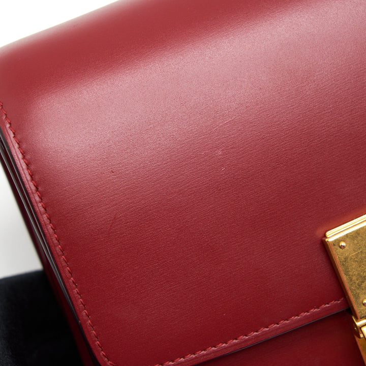 Top Quality Celine small Classic Box Bag Red with