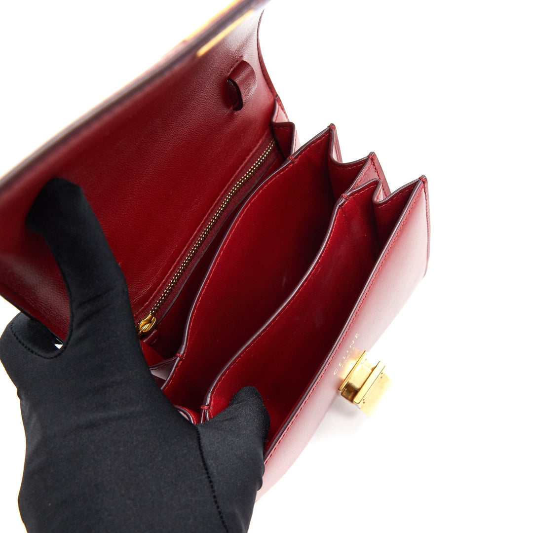 Top Quality Celine small Classic Box Bag Red with
