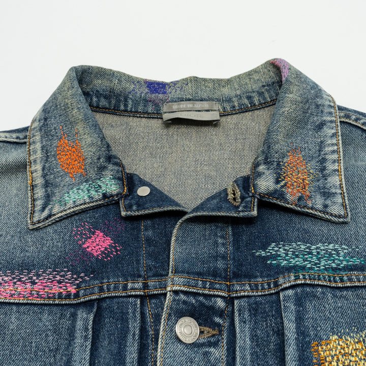 Top quality Dior HOMME Size 50 Boro Denim Jacket Cotton Blue