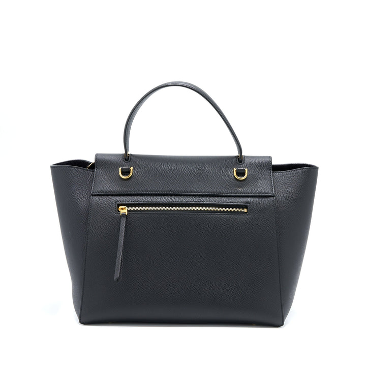 Top Quality Celine Mini Belt Grained Calfskin Black