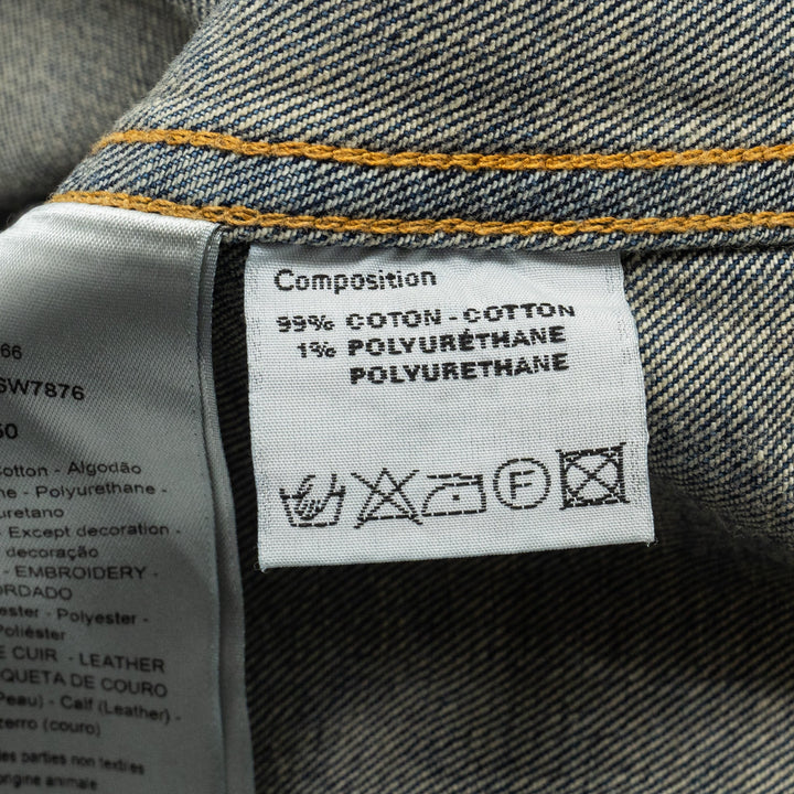 Top quality Dior HOMME Size 50 Boro Denim Jacket Cotton Blue