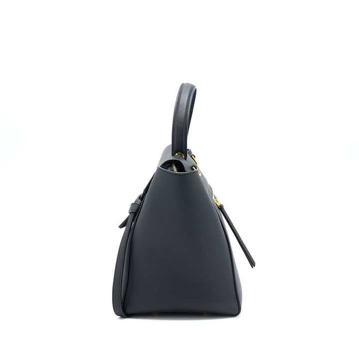 Top Quality Celine Mini Belt Grained Calfskin Black