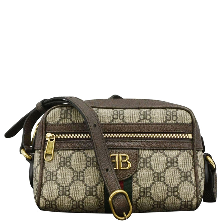 GUCCI X balenciaga The Hacker Project Web BB Supreme Camera Bag Beige 680128