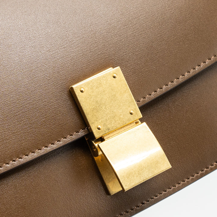 Celine Mini Classic Bag Box Calfskin Camel