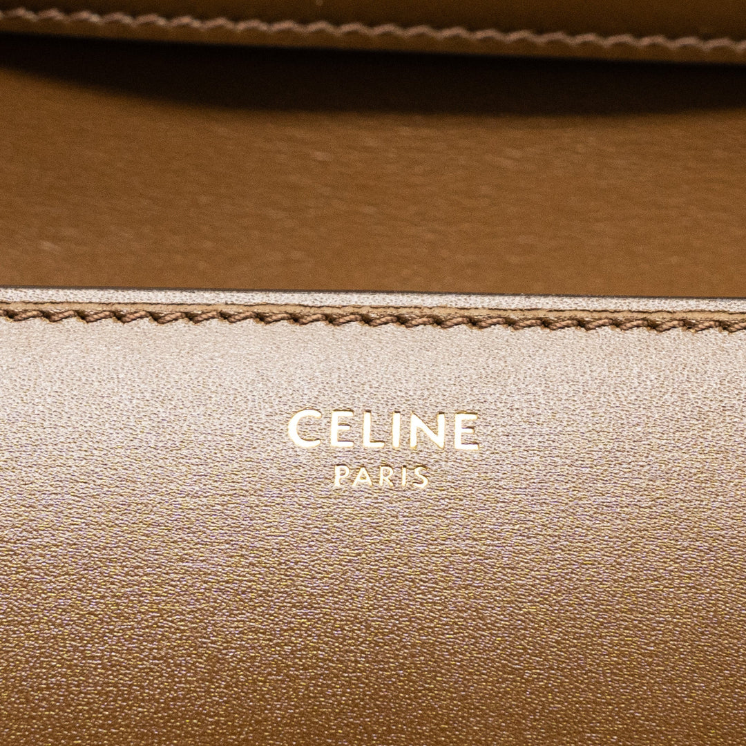 Celine Mini Classic Bag Box Calfskin Camel
