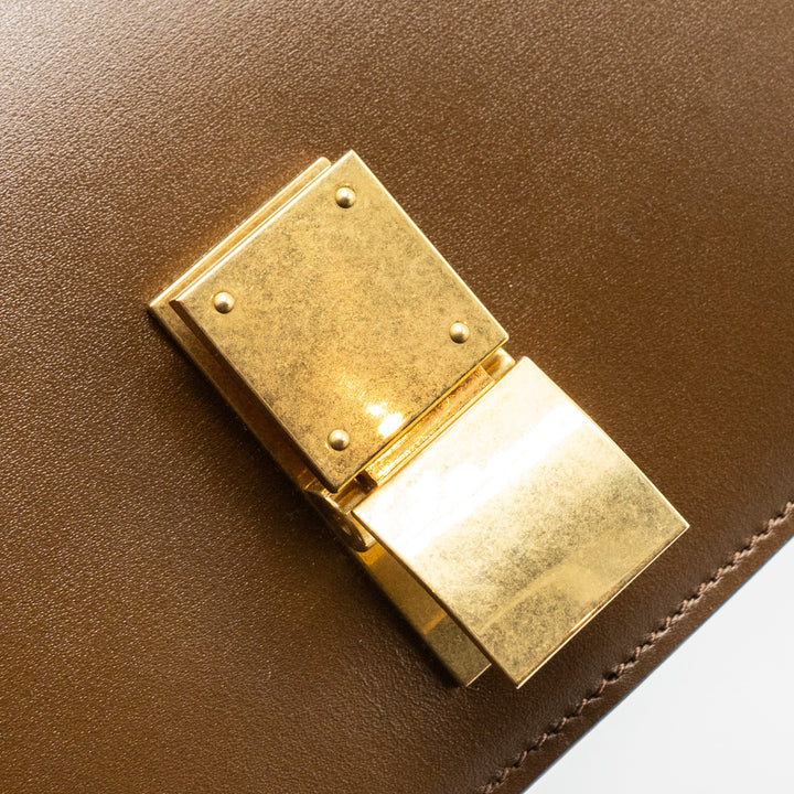Celine Mini Classic Bag Box Calfskin Camel