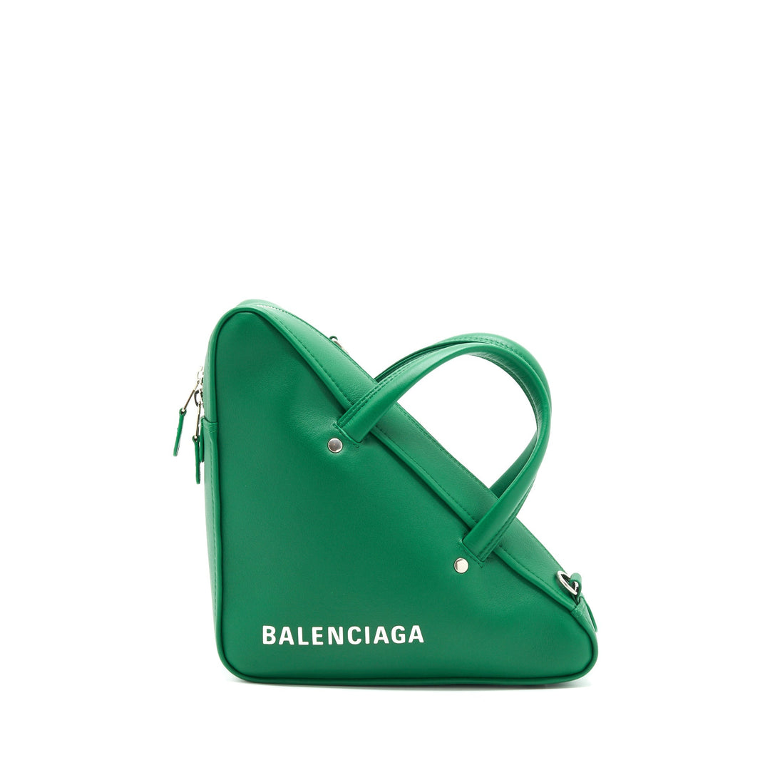 Top Quality Balenciaga Triangle duffle bag green shw