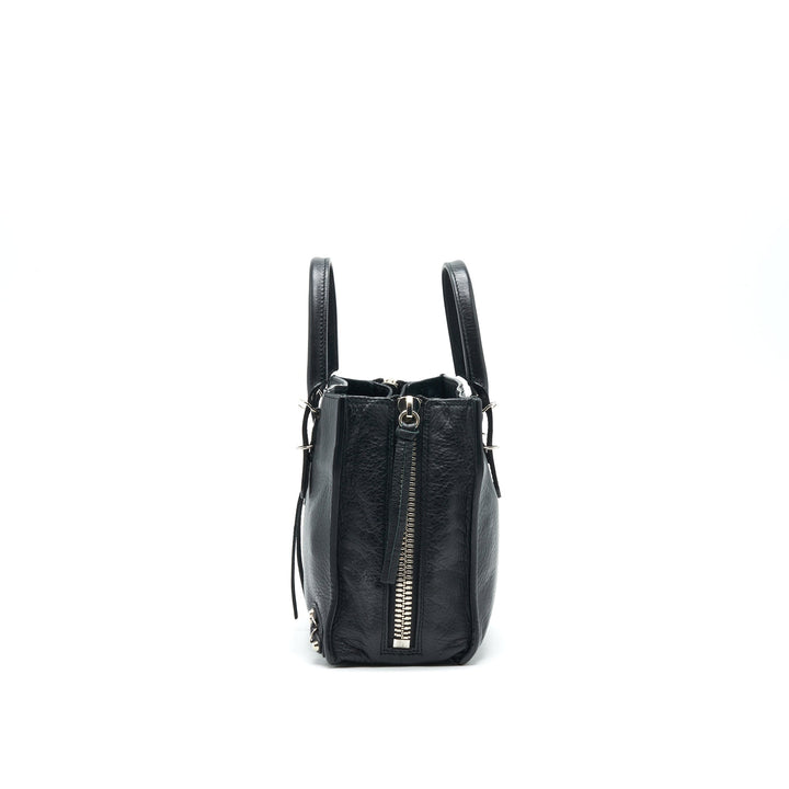 Top Quality Balenciaga Papier Mini A4 Classic Studs Bag Leather Mini Black