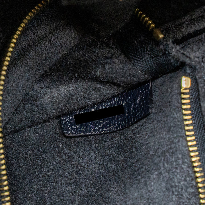 Celine Sangle Bucket Bag Calfskin Navy