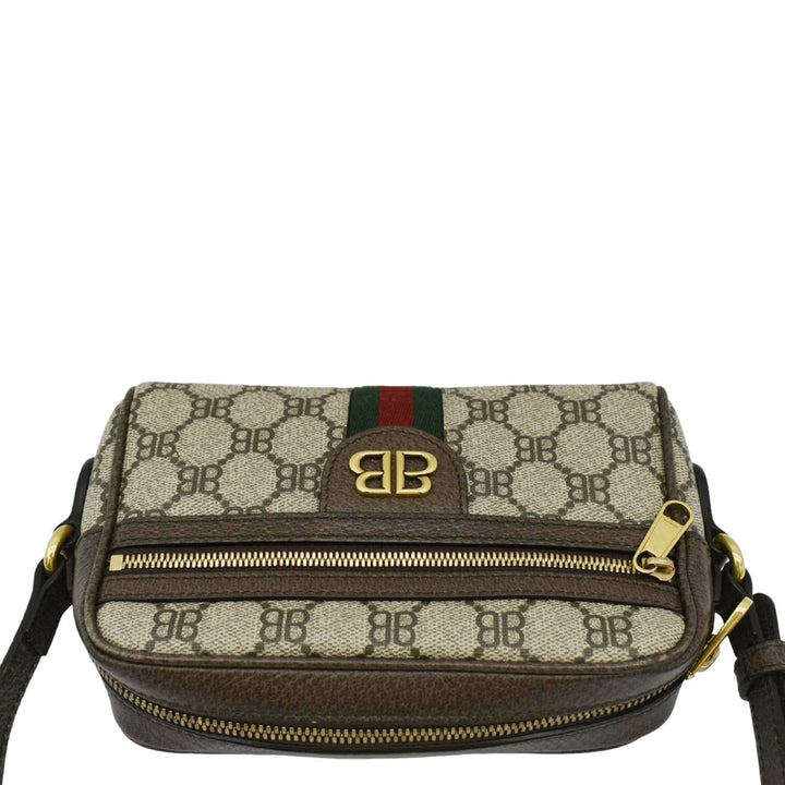 GUCCI X balenciaga The Hacker Project Web BB Supreme Camera Bag Beige 680128