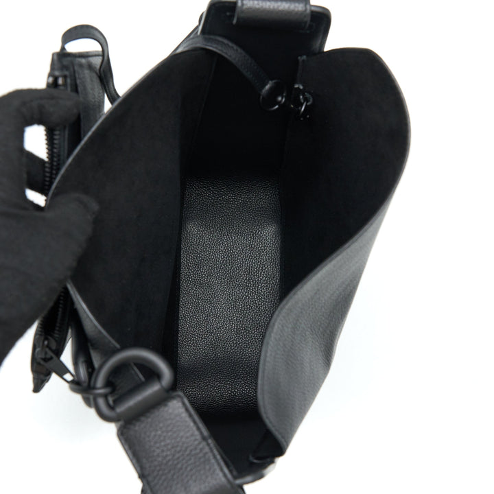 Top Quality Balenciaga Tool 2.0 North-South Tote Bag Calfskin Black with Black Hardware