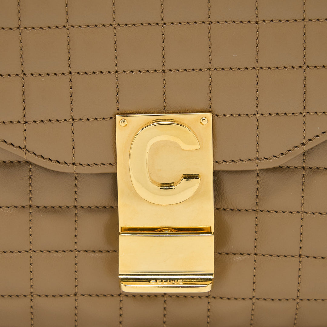 Celine C Bag Calfskin Light Camel