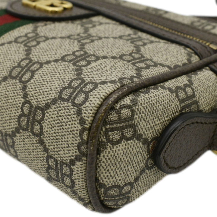GUCCI X balenciaga The Hacker Project Web BB Supreme Camera Bag Beige 680128