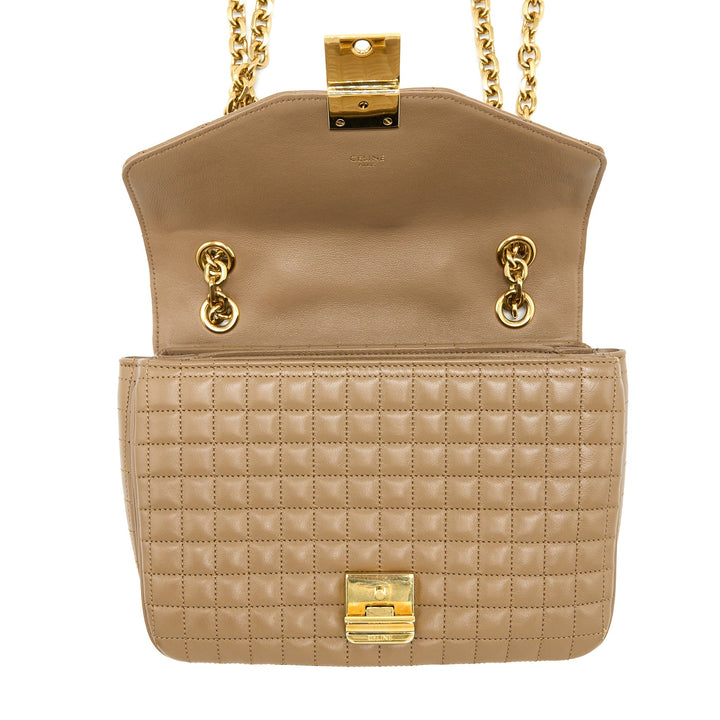 Celine C Bag Calfskin Light Camel
