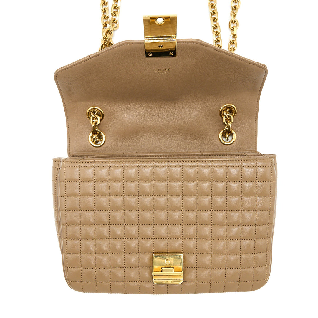 Top Quality Celine C Bag Calfskin Light Camel