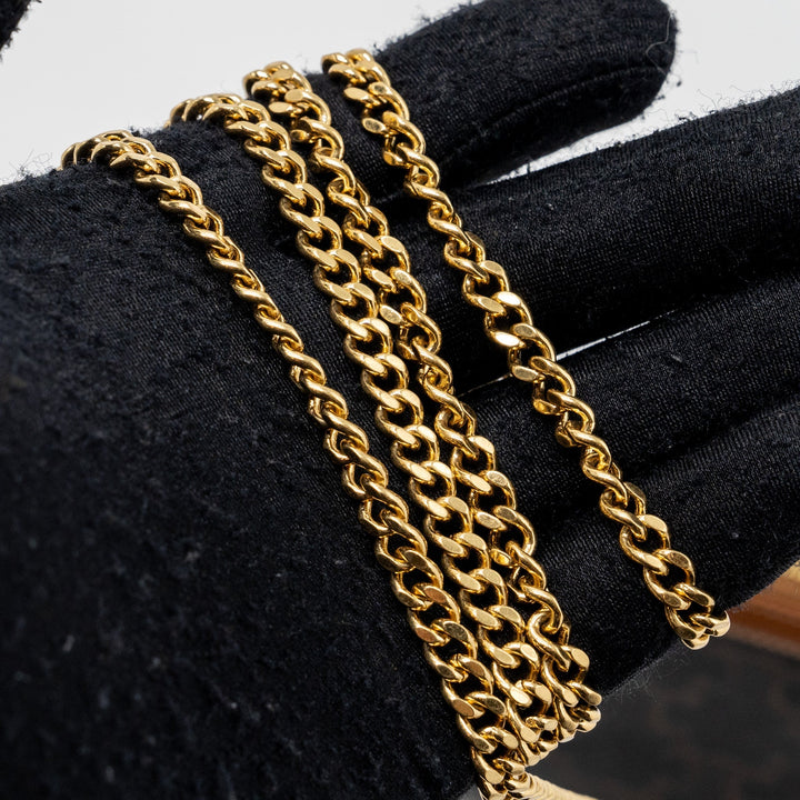 Celine Clutch With Chain Triomphe Canvas/Lambskin Tan