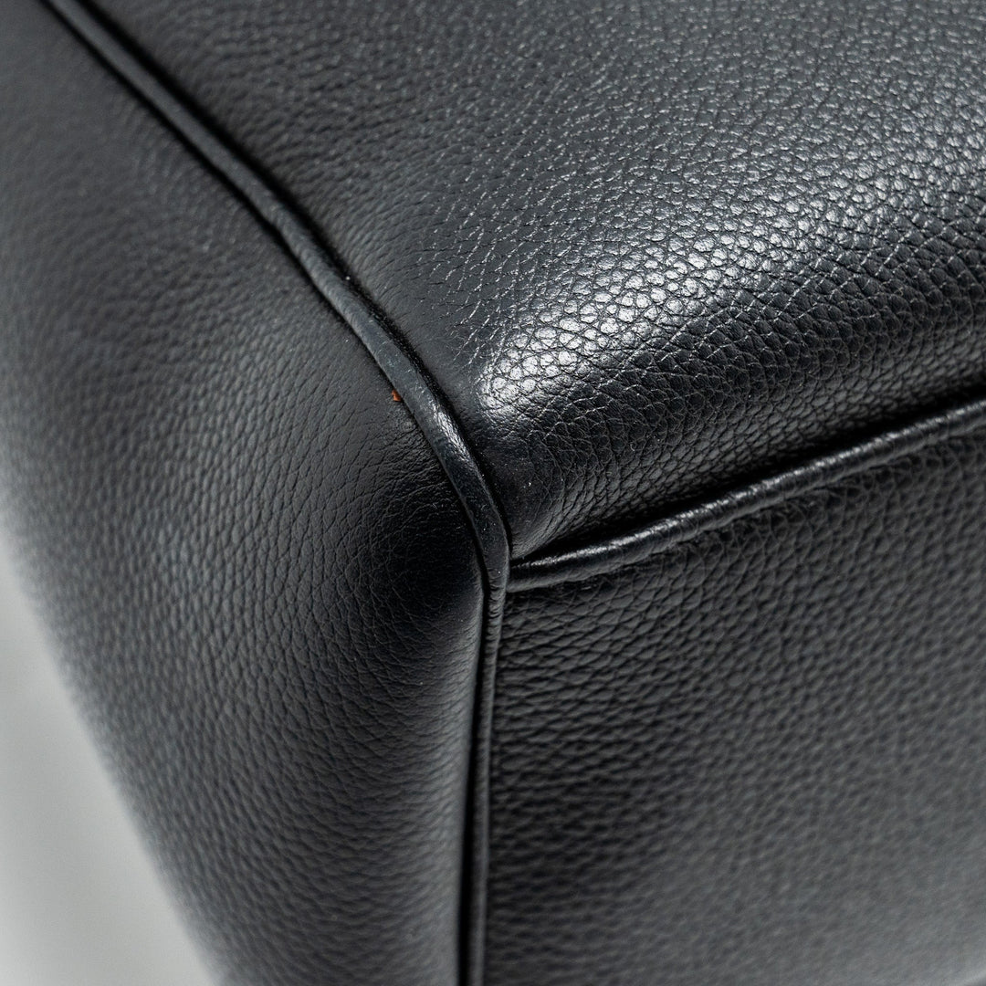 Celine Medium Soft 16 Bag Grained Calfskin Black