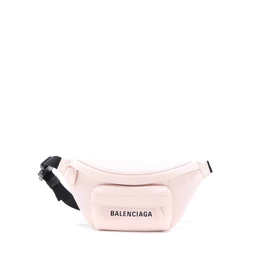 Top Quality Balenciaga Everyday Beltbag Calfskin Light Pink SHW