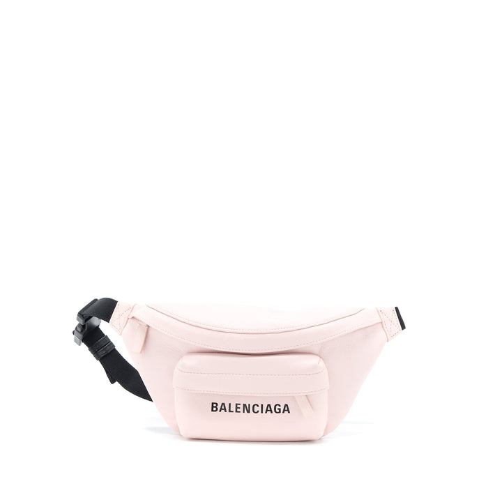 Top Quality Balenciaga Everyday Beltbag Calfskin Light Pink SHW