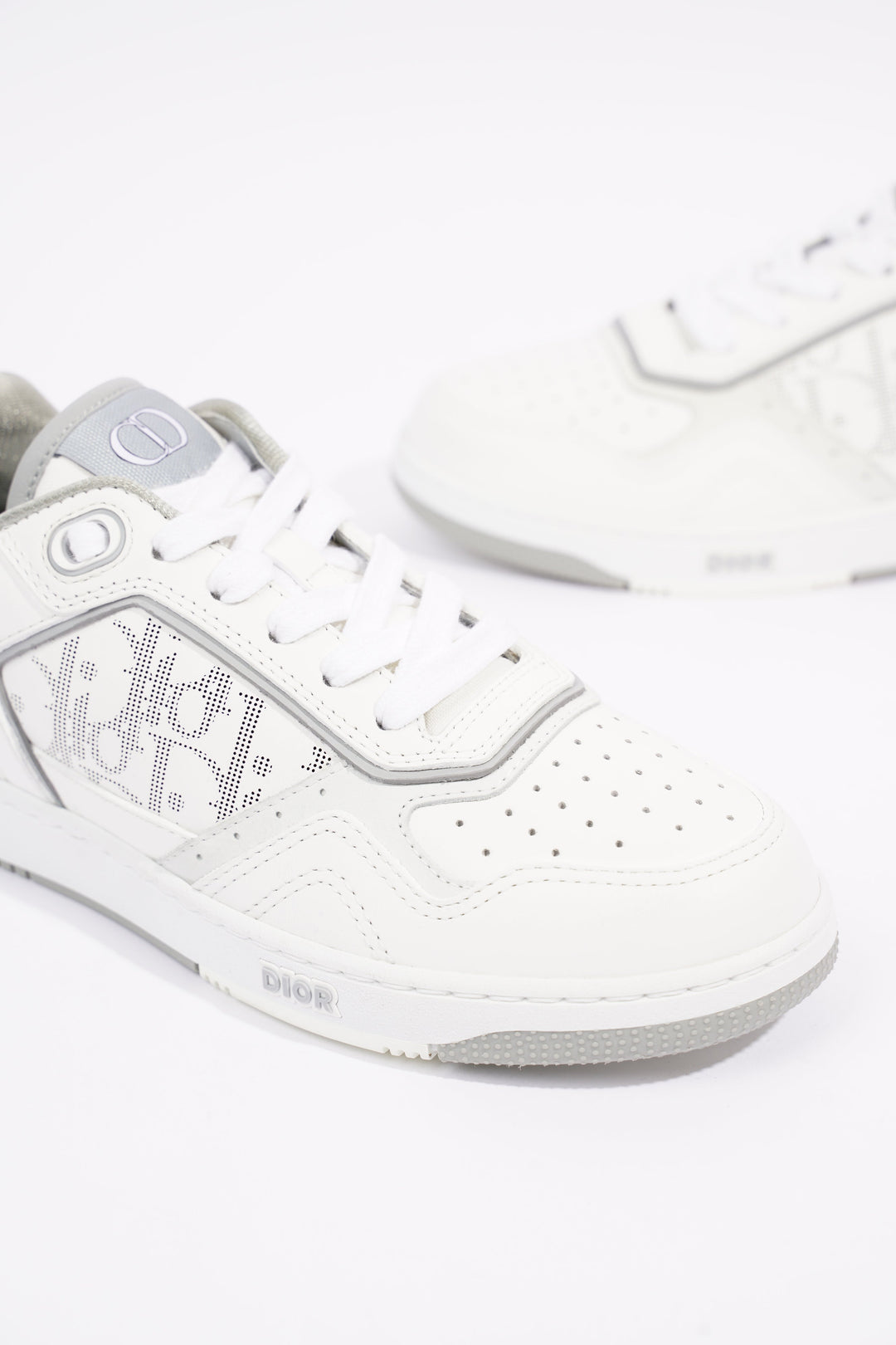 Christian Dior Womens B27 White / Grey EU 37 / UK 4
